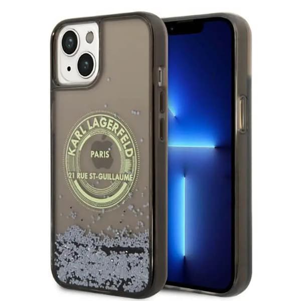 Karl Lagerfeld KLHCP14MLCRSGRK etui til iPhone 14 Plus 6,7\" hardcase Liquid Glitter RSG