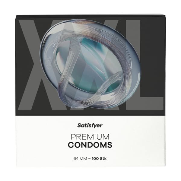 SATISFYER_Kondomer 64mm 100 stk.