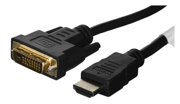 HDMI till DVI-adapter Lanberg CA-HDDV-20CU-0018-BK