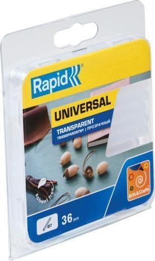 Rapid-liimapatruunat yleisliima Rapid 7 mm, läpinäkyvä