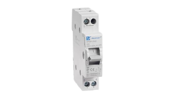 Verkkovirran valintakytkin modulaarinen 1P 40A SPMP/1P40