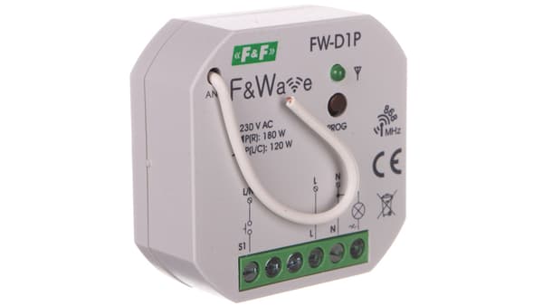 F&F Universal lysdæmper 230V til indmuringsdåse 60 (FW-D1P)