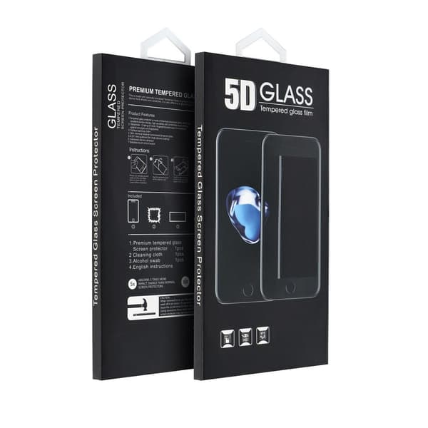 5D Fuld Lim Hærdet Glas - til iPhone 15 Plus (Privatliv) sort