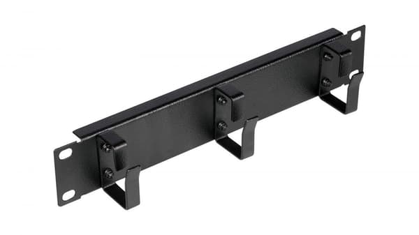 Equip 10\" kabelingång med ringinsats, 1U svart