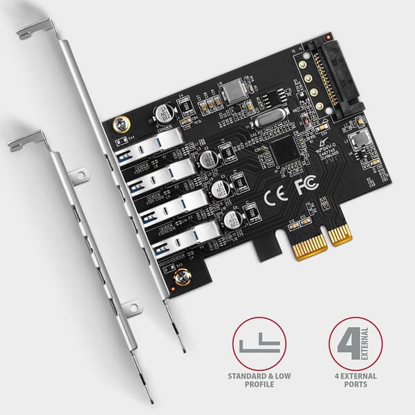 Axagon PCEU-43RS -ohjain