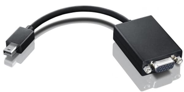 Lenovo mini-DisplayPort–VGA-sovitin **Uusi vähittäismyyntipakkaus**