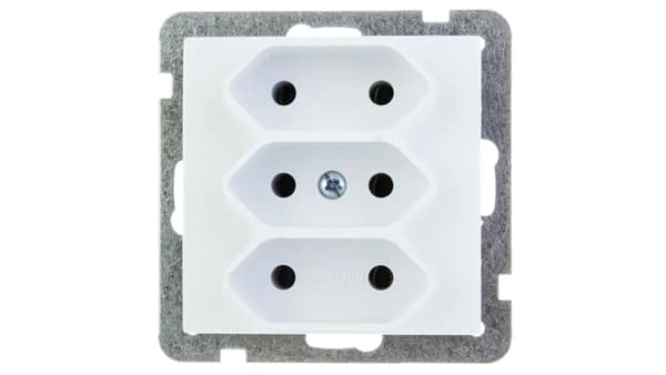 Ospel Socket AS trippel EURO vit (GP-3g/m/00)