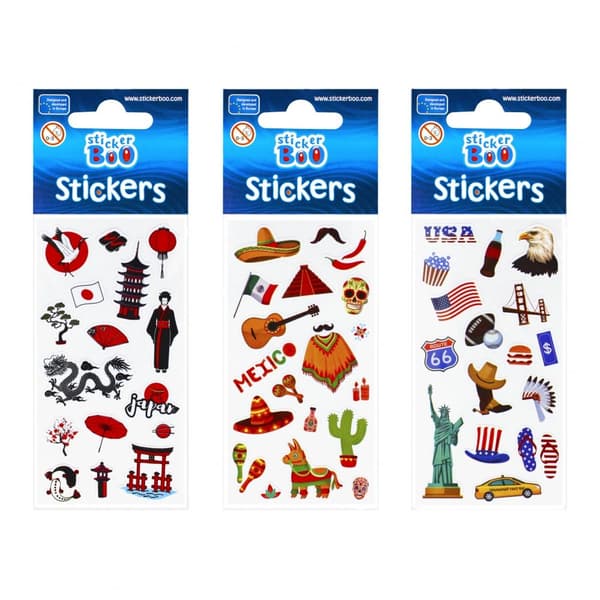 Tarrat STICKER BOO World Travel mix