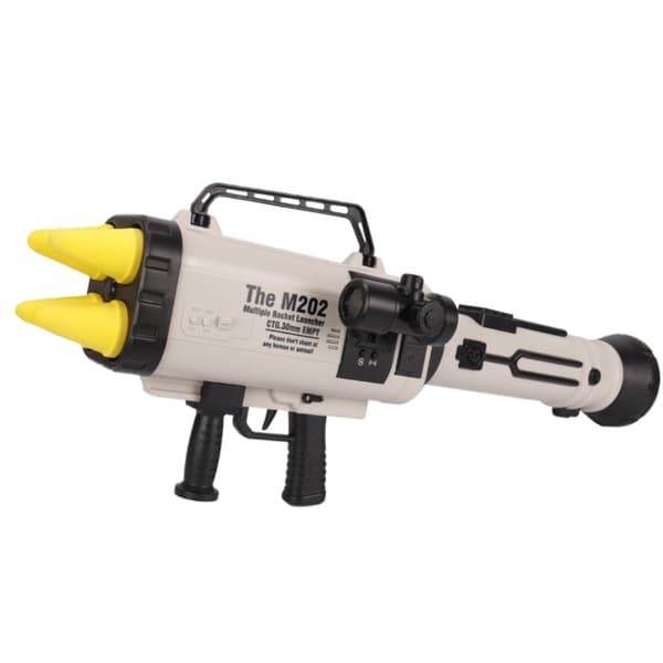 Kæmpe raketkaster M202 svampemissiler 68cm