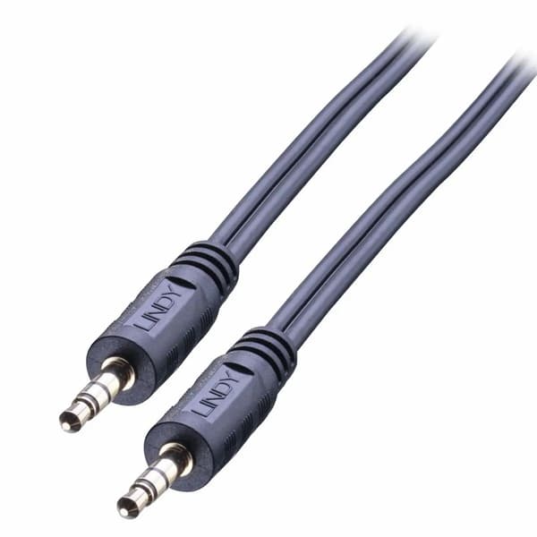 Kabel Lindy Jack 3.5mm - Jack 3.5mm 3m sort (35643)