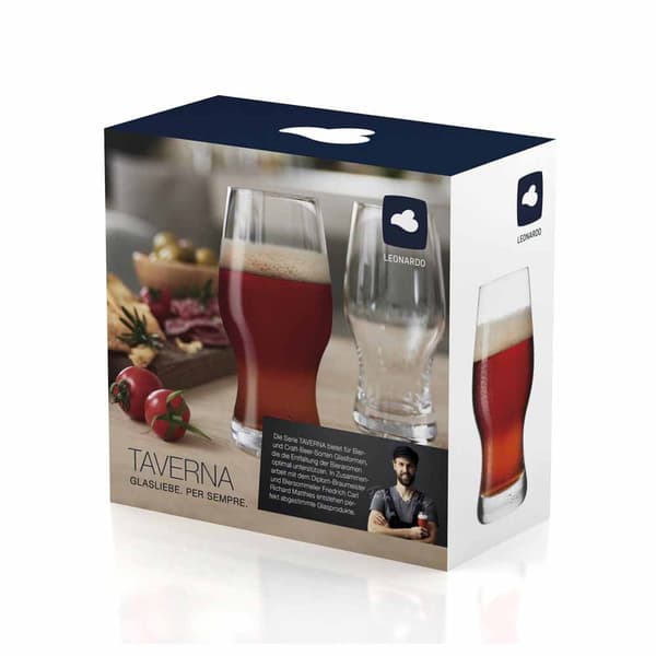 Set med 2 ölglas 0,33l TAVERNA