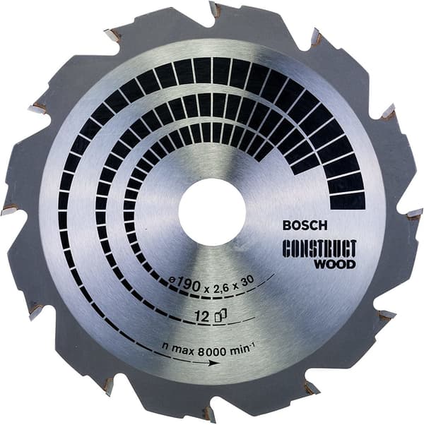 BOSCH RUNDSAV KONSTRUKTIONSTRÆ 190x2,6x30x12z