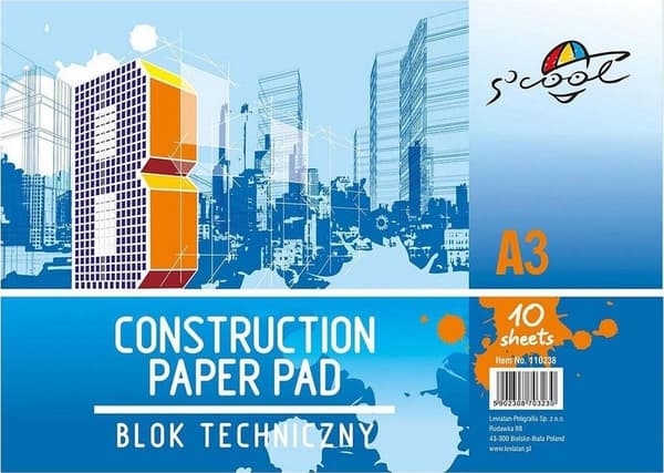 Teknisk blok A3/10K 160gsm S'cool