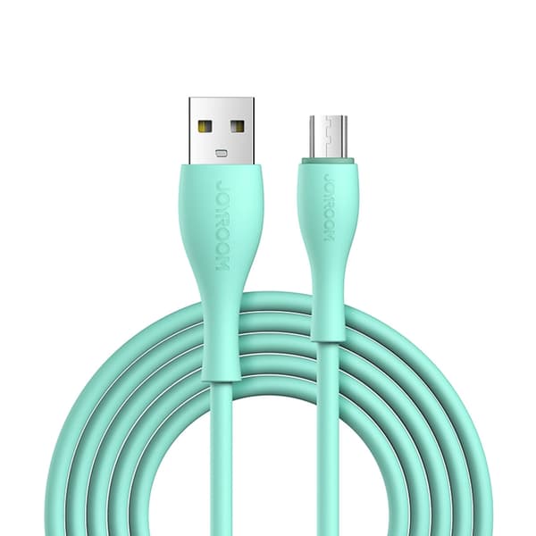 Joyroom Bowling-Datenkabel S-2030M8 USB-A / Micro-USB 3A 2 m – grøn