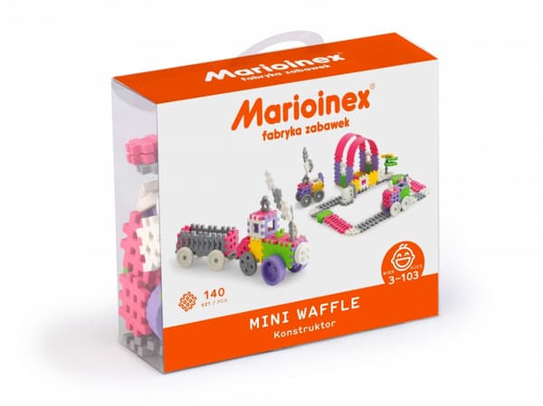 Mini Vaffel 140 Elementer Konstruktør Pige