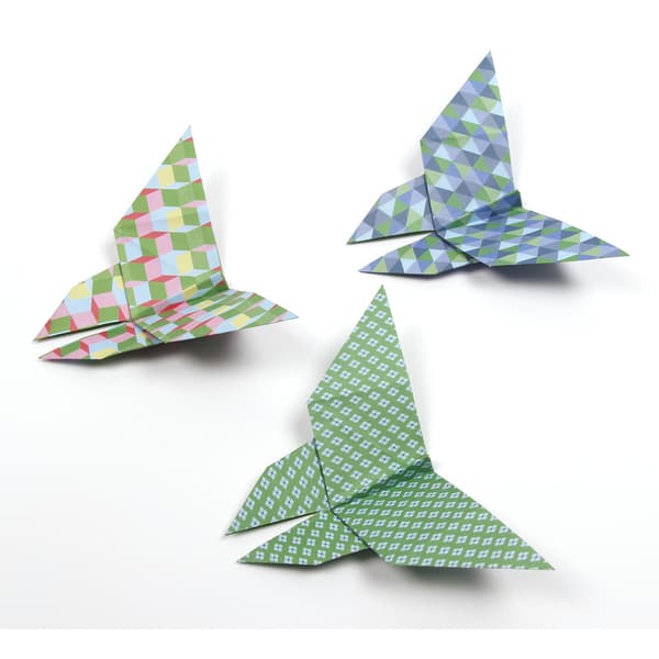 Geometriskt origamipapper 20x20cm, 70g