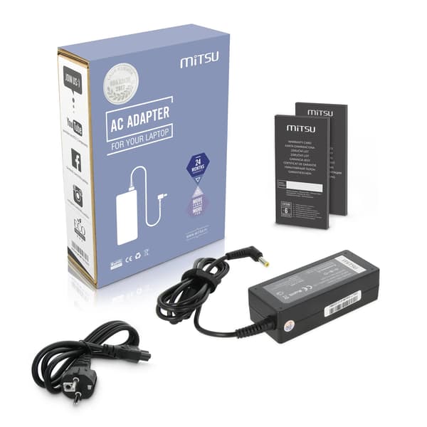 ZM/LIT19342 MITSU 65W AC-adapterstik med ben 19V