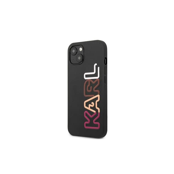 Karl Lagerfeld Multipink -merkkikotelo iPhone 13 Prolle / iPhone 13:lle - Musta