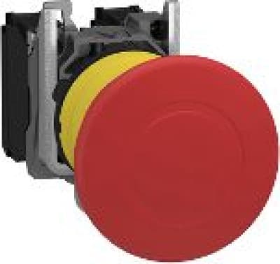 Trykknap svamp 22mm rød 1Z 1R XB5AT845