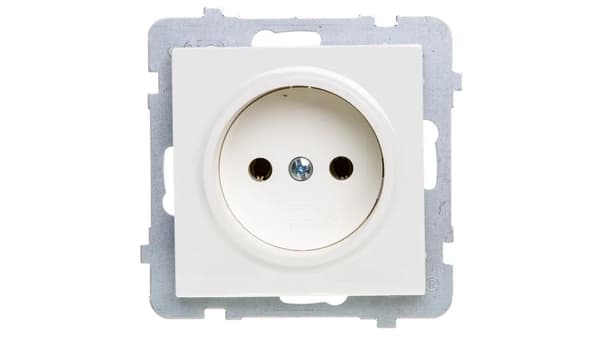 Ospel Enkelt stikkontakt 16A ecru (GP-1g/m/27)
