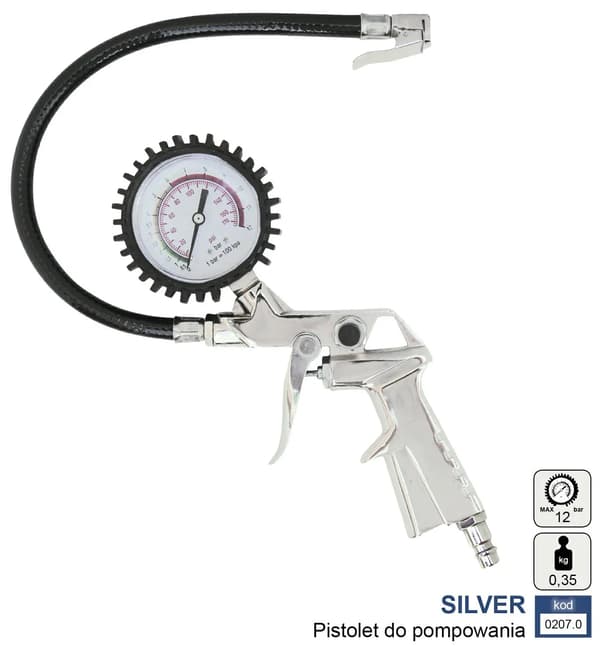 ADLER PUMPING GUN SILVER