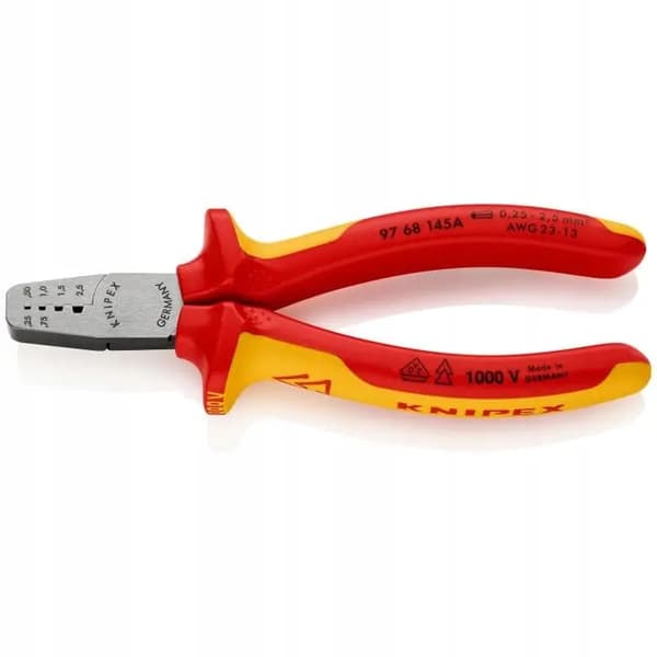 KNIPEX-puristuspihdit pääteholkeille