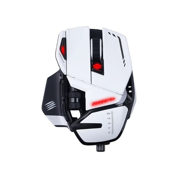 Trådbunden mus Mad Catz R.A.T. 6+ Vit