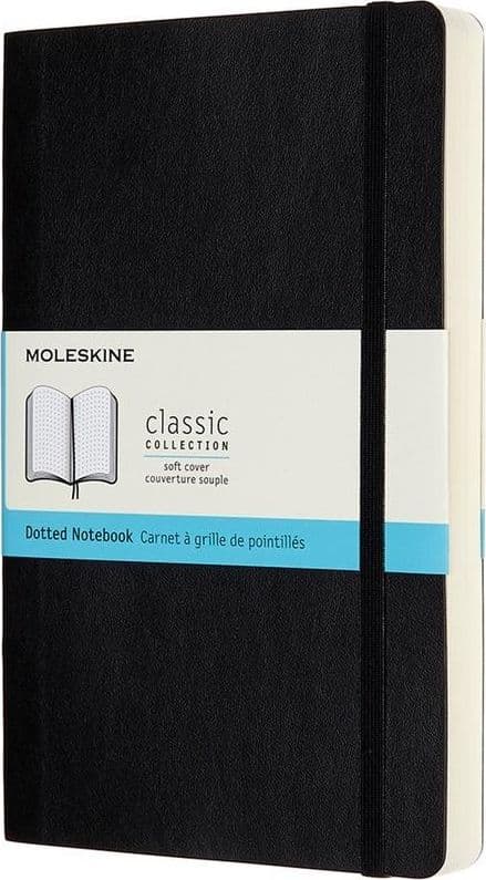 Notesbog Classic 13x21 prikker sort MOLESKINE