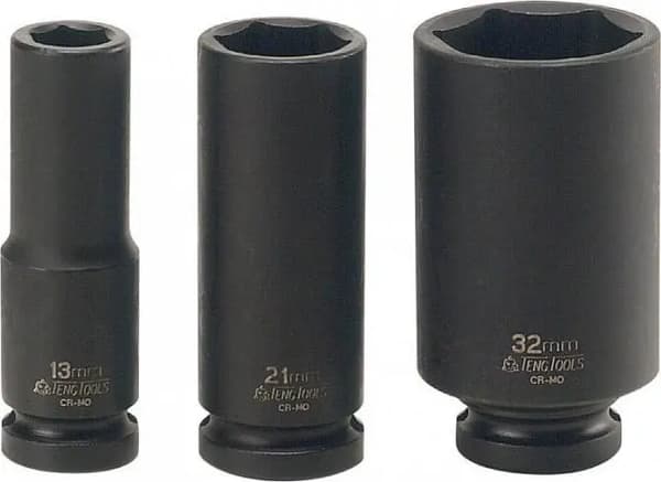 Teng Tools Koneruuvi pitkä 1/2\" 22 mm DIN Teng Tools