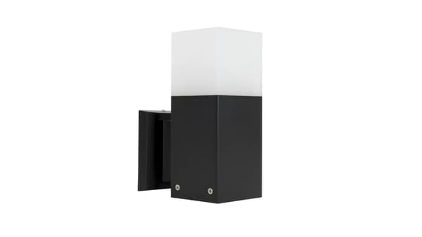 Ulkoseinävalaisin Kuutio CB-K BL, E27 max 20W, väri musta, 0438621