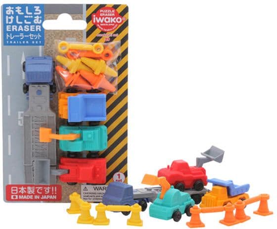 Gnidgummi Set - Släpvagnar