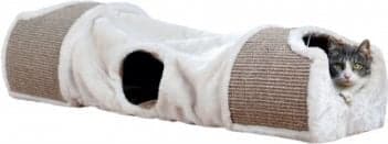 Trixie kradsetunnel, 110 × 30 × 38 cm, lysegrå/brun