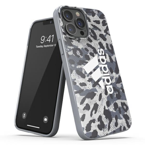 Adidas OR SnapCase Leopardfodral för iPhone 13 Pro / iPhone 13 - Grå