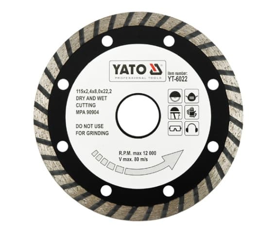 DIAMANTKLINGE \"TURBO\" - 115MM