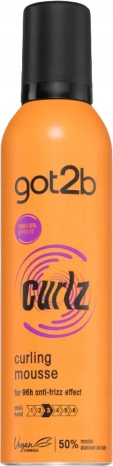 Got2b_gurlz hårmousse framhävande lockar 250ml