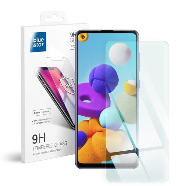 Blue Star -karkaistu lasi - Samsung Galaxy A21s:lle