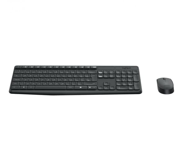 Logitech MK235 combo, Pan Nordic Black, Trådlös