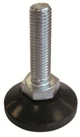 MØBELFØDDER JUSTERBARE FI 38MM H 17-40MM MED SKRUE M10