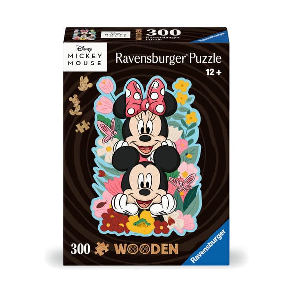 Træpuslespil Disney Mickey & Minnie (300 brikker)