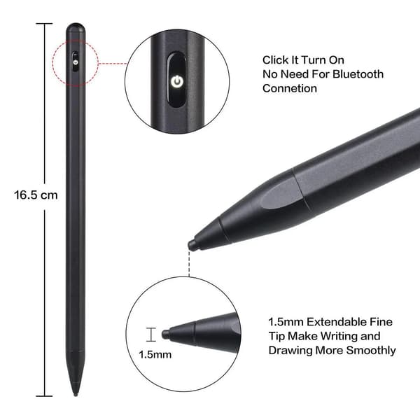 CoreParts Stylus Pen Active aktiivinen kynä, musta väri