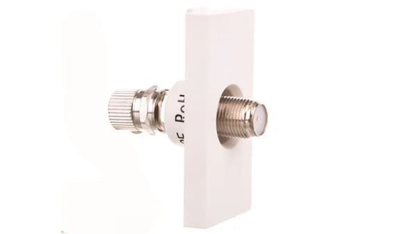 Touchme Modul 1/2 SAT antennestik hvid