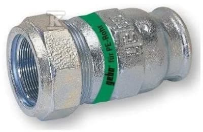 ZL.KLEMME OG GW 5/4\"X46MM TIL PE SPEC RØR