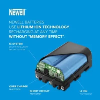 Newell erstatningsbatteri til LP-E6NH USB-C til Canon