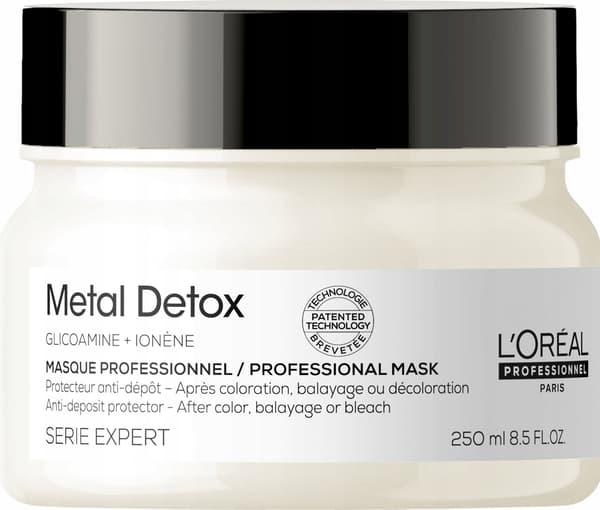 Avgiftande Mask L'Oreal Professionnel Paris Metal Detox (250 ml)