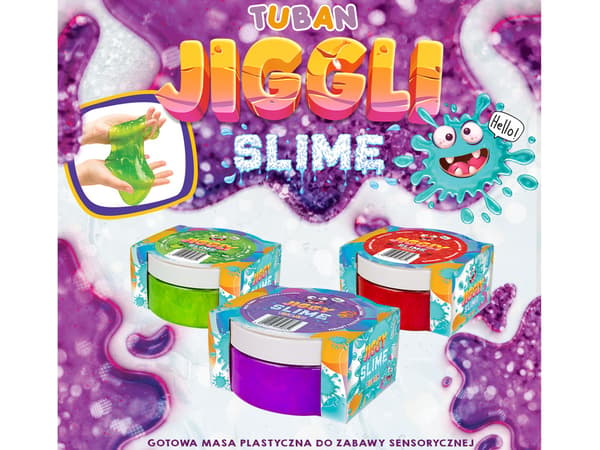 Jiggly Slime Duftende Rød Jordbær 500g