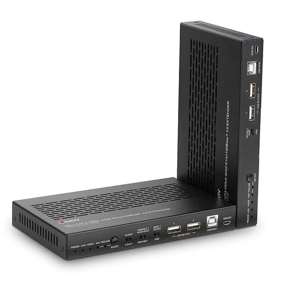 LINDY Extender - video-/audioforlænger - HDMI, RS-232, HDBaseT 3.0, USB 2.0