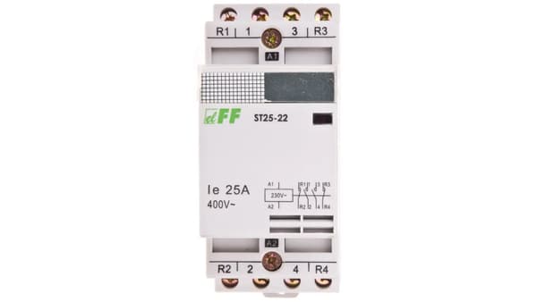 Modulær kontaktor 25A 2S 2N 230V AC ST25-22
