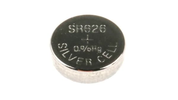 Nappiparisto, SR66, 1,55V, 25mAh, RS PRO