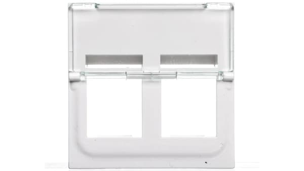Legrand Dubbelkontaktadapter KEYSTONE vit (078610)