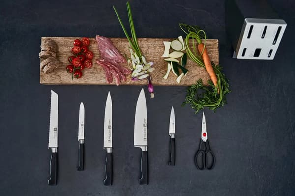 Zwilling Vier Sterne Knivblok 7 dele grå
